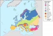 Carte des zones biogéographiques